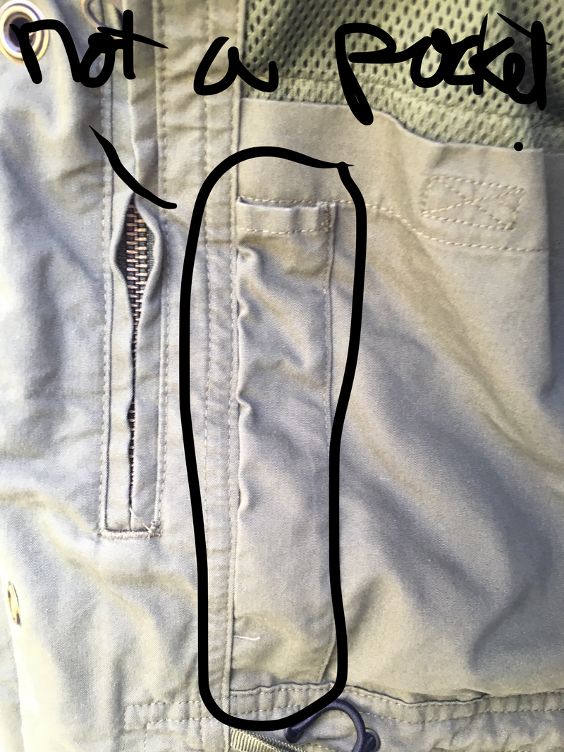 Pictured: two pockets flanking what is not a pocket.